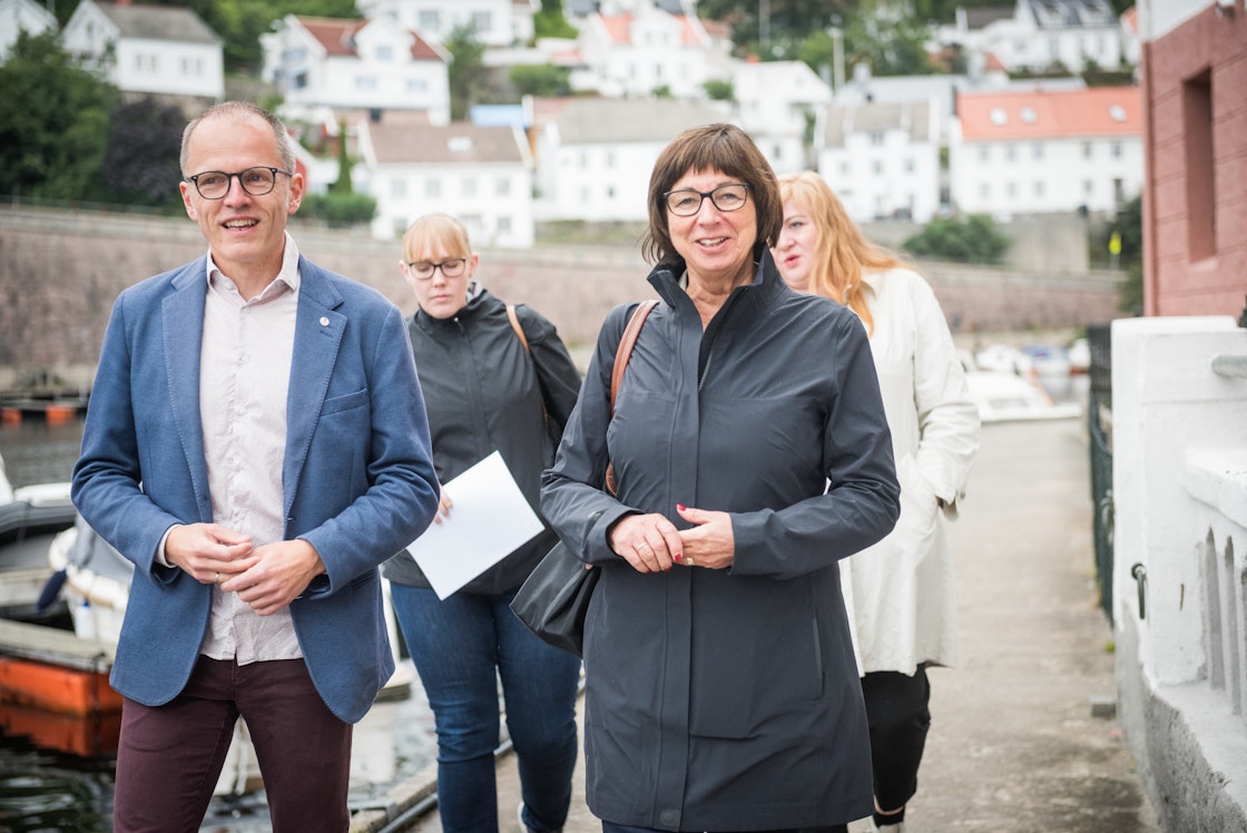 Stian Slotterøy Johnsen og Sigrun Vågeng under Arendalsuka 2019