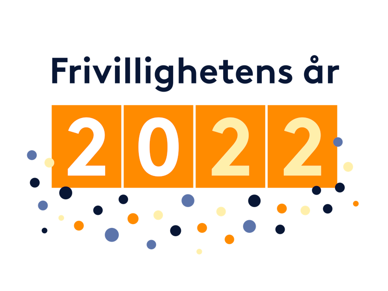 Logo for Frivillighetens år 2022