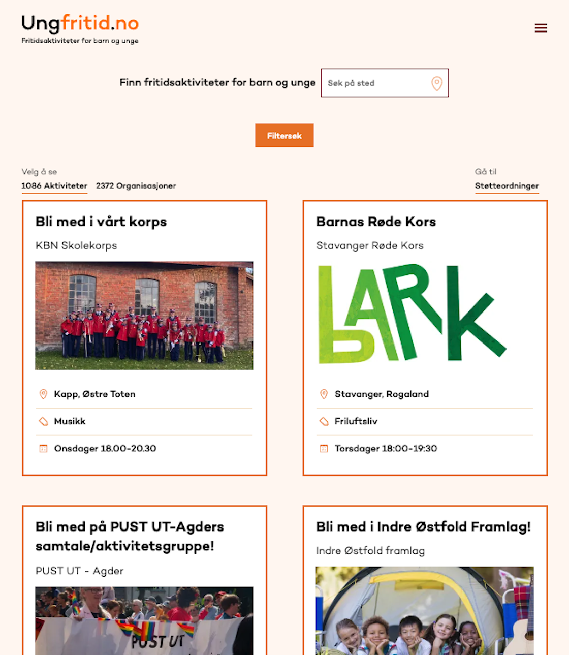 Skjermbilde fra Ungfritid