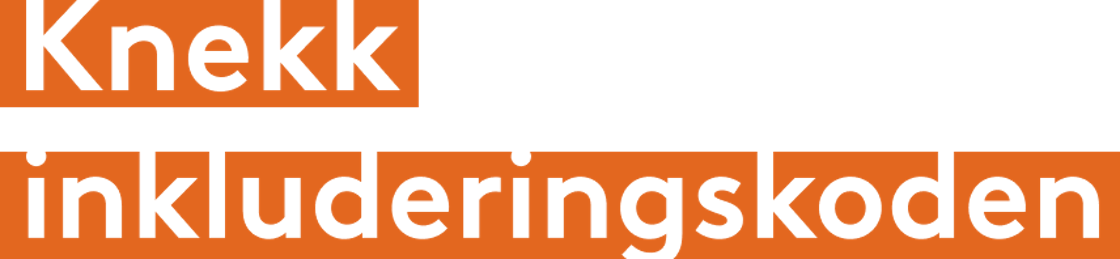 Inkluderingskoden logo orange ny